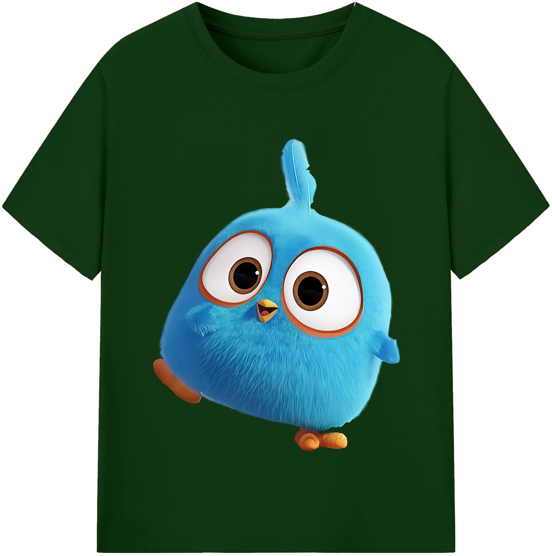 （画像用） Angry Birds アングリーバード 綿100％半袖Tシャツ（フロントプリント）